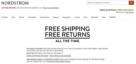 nordstrom returns online order